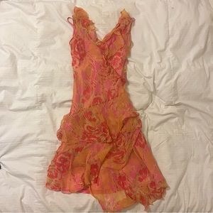 Laundry by Shelli Segal Silk Dress and Slip